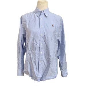 Ralph Lauren Polo long sleeve cotton oxford shirt girl size 16